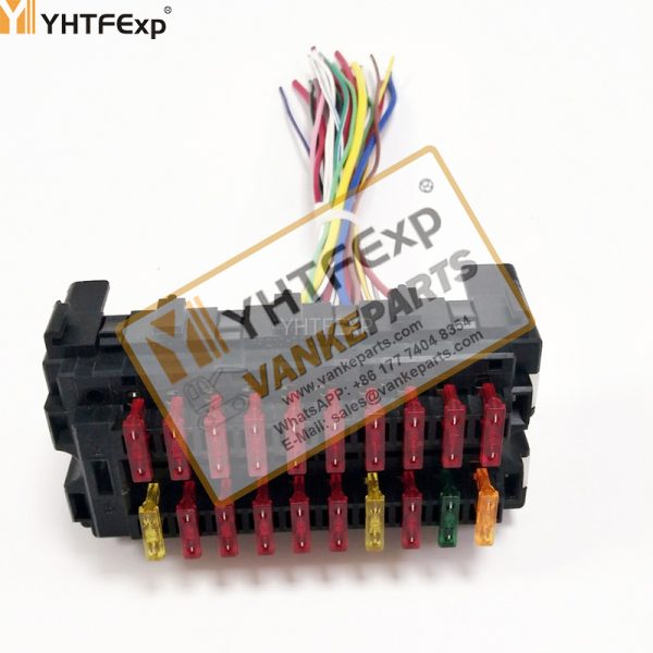 0010021-Komatsu -8 fuse box 20 wires
