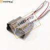 010030-komatsu -6 throttle motor plug 4 wires