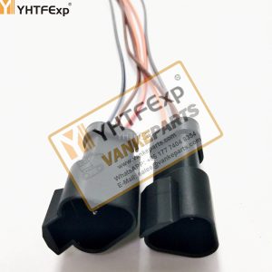 010032-komatsu -7 throttle motor plug original new 3 wires