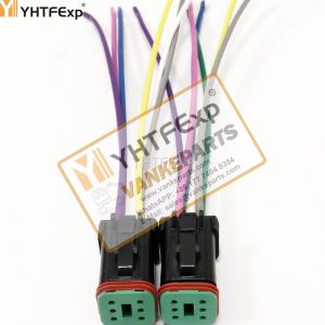 010097-Caterpillar excavator 312B 320B 330B motor female plug 6 wires high quality