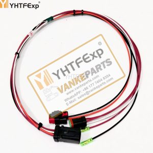 010155-Caterpillar 320D left operation platform wiring harness C6