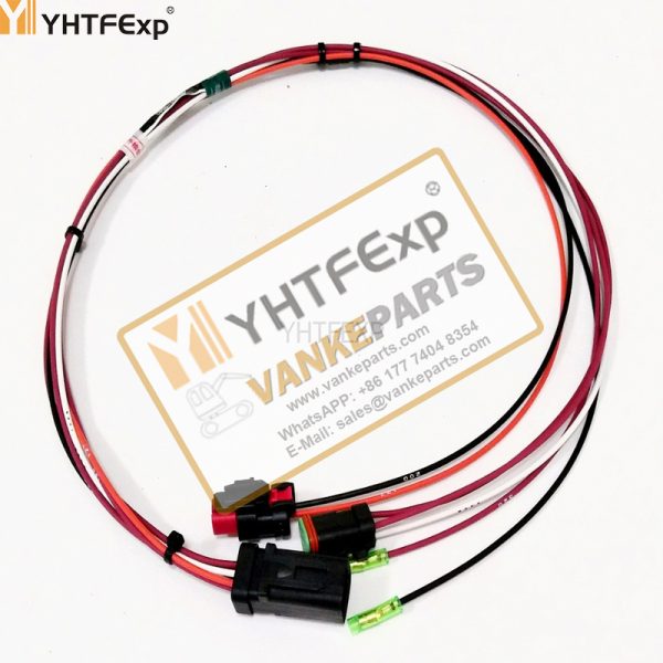 010155-Caterpillar 320D left operation platform wiring harness C6