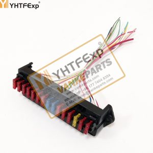 010565-komatsu excavator -6 fuse box 15 wires