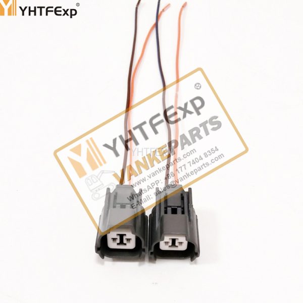 010214-Kobelco excavator -6 Solenoid valve plug 2pins high quality