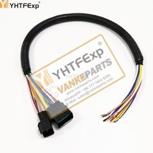 010236-Kobelco excavator 350-6E electric oil pump wiring harness male connector high quality