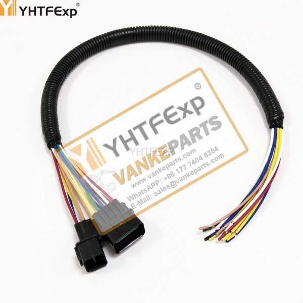 010236-Kobelco excavator 350-6E electric oil pump wiring harness male connector high quality