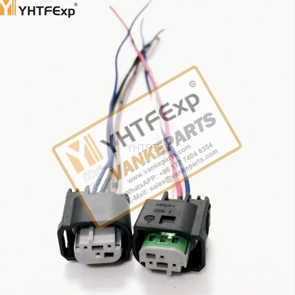 010556-Kobelco excavator -6E sensor plug 3 wires original terminal high quality