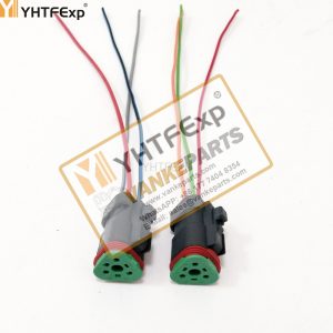 010814-Caterpillar excavator 320C sensor connector male and female option high quality