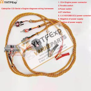 Caterpillar Excavator C D Serials Engine Start Engine Diagnosis Wiring Harness C7 C9 C6