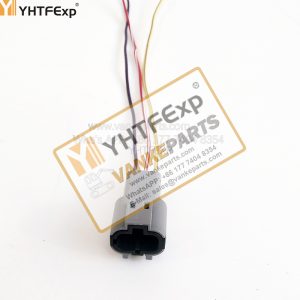 010273-HITACHI Excavator ZX200-1 throttle motor female plug 3 wires high quality