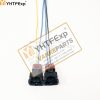 010275-HITACHI Excavator ZX200-3 Solenoid valve plug 2 wires high quality