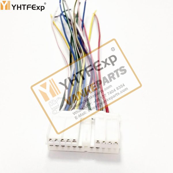 010443-Sumitomo Excavator A5 display plug Original pin original shell wire color and foot position original wire special for maintenance electrician