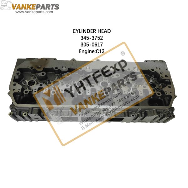 Caterpillar Diesel engine cylinder head For Excavator E345D E349D Wheel loader 966H Engine C11 C13 305-0617 308-6358 345-3752